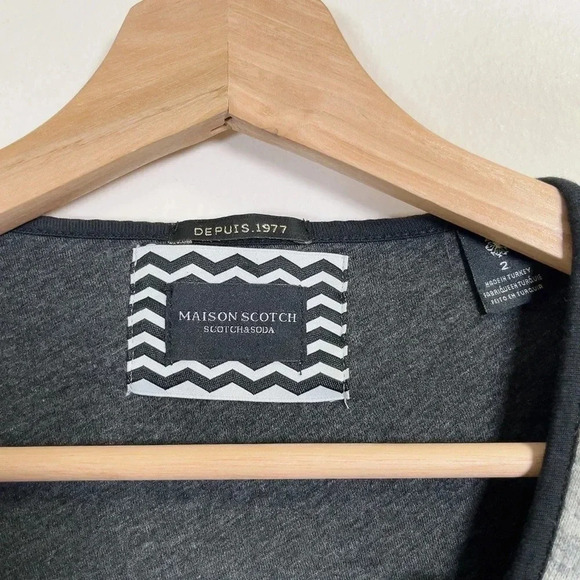 SCOTCH & SODA | MAISON SCOTCH GREY ZIP BLAZER JACKET - Picture 7 of 16